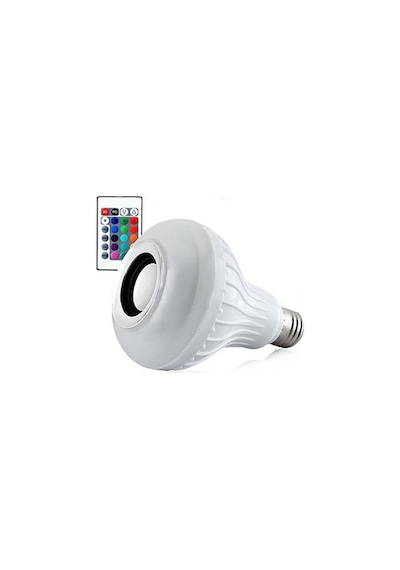 Kumandalı Ayarlanabilir Rgb Bluetooth Hoparlör Led Ampul Lamba