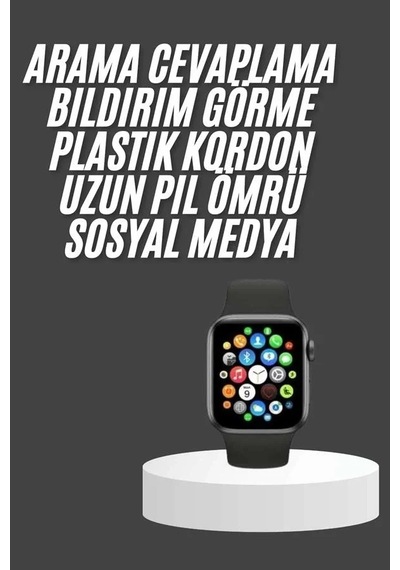 Ers Akıllı Saat Çok Fonksiyonlu Uyku Takibi Adımsayar Nabız Ölçer Arama Cevaplayan