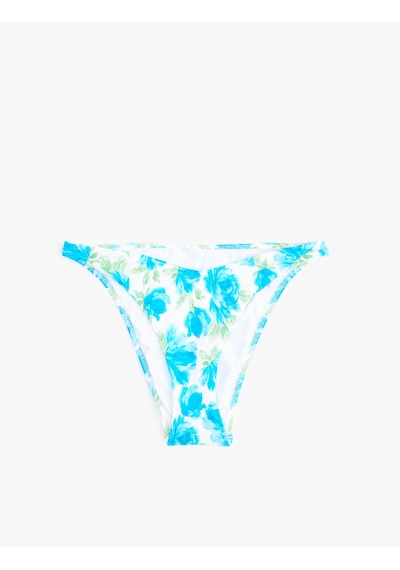 Koton Çiçek Desenli Bikini Altı Mavi Desenli 6sak00236mm