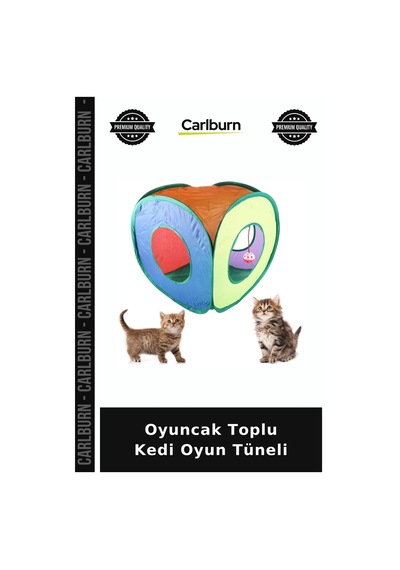 Oyuncak Toplu Kedi Oyun Tüneli Enerji İhtiyacı Hareketli Anlar Günlük Egzersiz