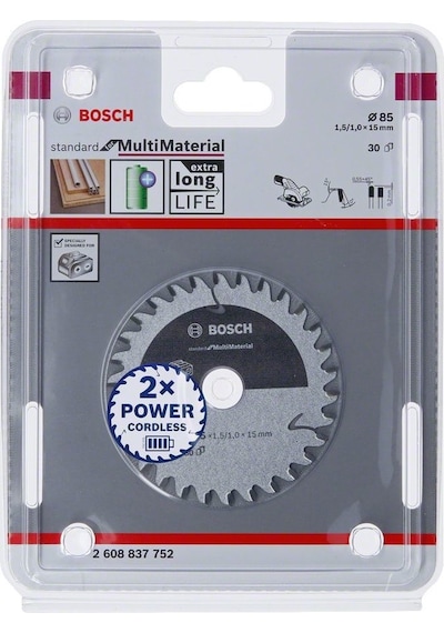 Bosch Standard For Multi Material 85 x 15 MM 30 Diş Daire Testere Bıçağı - 2608837752