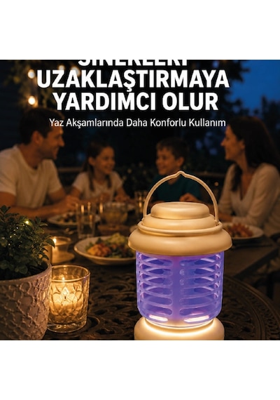 İç Ve Dış Mekân Kullanımına Uygun Sinek Kovucu Lamba