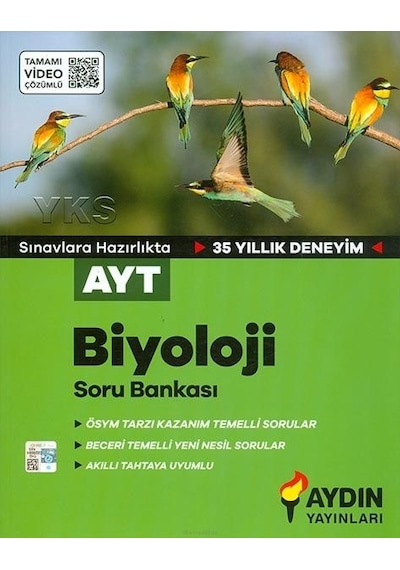 AYT Biyoloji Soru Bankası -  Aydın Yayınları