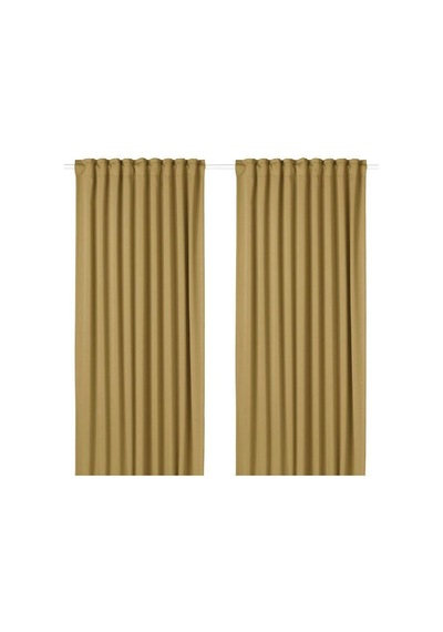 Ikea Majgull Fon Perde 145x300 Cm Açık Sarı