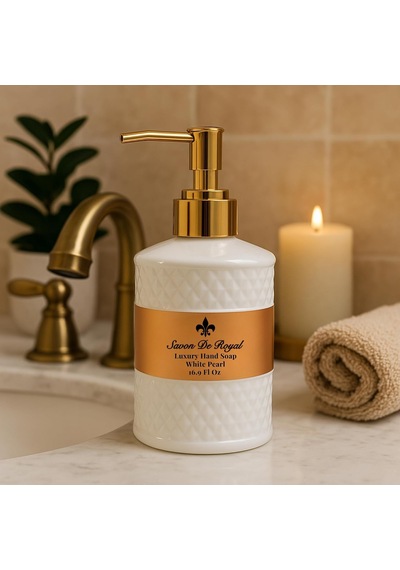 Luxury Vegan Sıvı Sabun White Pearl 500 Ml, Misk, Vanilya Diğer