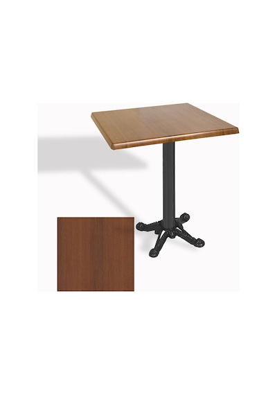 Çipa Döküm Ayak Kare Masa 80x80 Cm - Werzalit, Wermodin Ve Allzalit Tabla - Koyu Ahşap Çok Renkli Çipa Döküm Ayak Kare Masa 80x80 Cm - Werzalit, Wermodin Ve Allzalit Tabla - Koyu Ahşap Çok Renkli