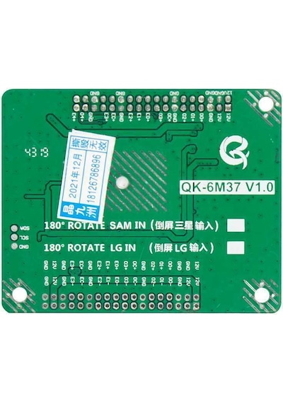 Lcd Panel Flexi Repair Qk6M37 V1.0 Fhd Lvds Rotate 180