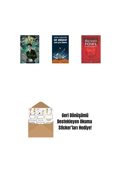 Artemis Fowl 8 - Son Muhafız + Ve Başka Bir Şey Daha + Artemis Fowl 4 - Opal İn Oyunu + Okuma Sticker'ları