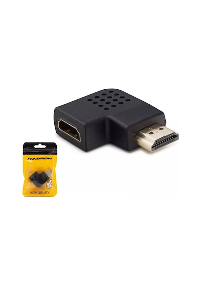 Hadron Hn4464 Hdmi M/F 19P Yatay L Tip Adaptör