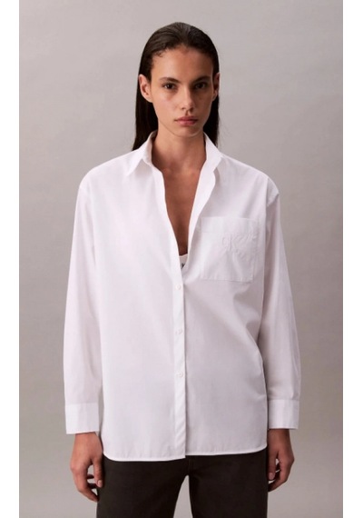 Calvin Klein Kadın Beyaz Gömlek