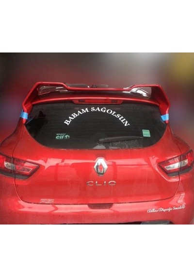 Renault Clio 4 2012-2016 Hb Boyalı Martı Spoiler