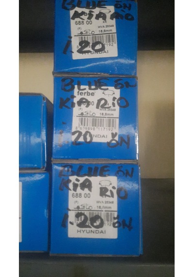 Ferbe 68800 Accent Blue Elentra Kia Rio Ön Fren Balatası
