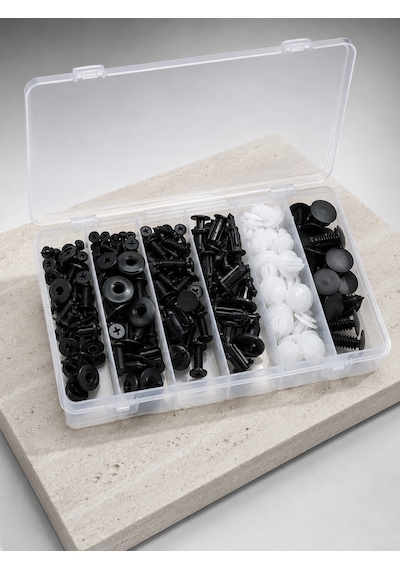 100 Parça Oto Döşeme Klipsi Seti Tampon, Kapı Paneli Ve Plastik Trim Sabitleme Klipsleri