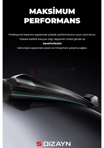 S-dizayn 9 Aparatlı Oto Cam Sileceği 53 Cm 21 İnç Universal A+ Kalite