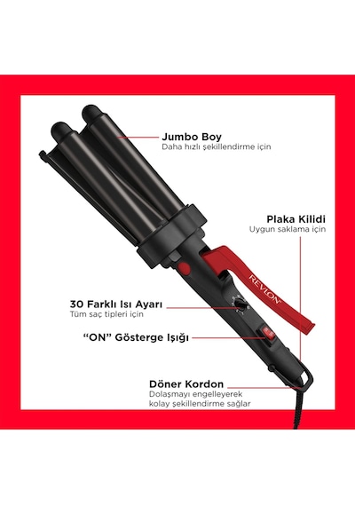 Revlon RVIR3056 Wawe Master Dalga Yaratıcı Saç Şekillendirici (Teşhir)