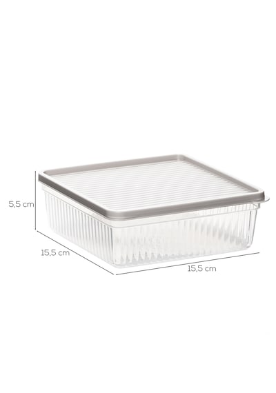 Porsima 5308 12 Li 1 Lt Buzdolabı Ve Difriz Düzenleyici Saklama Kabı Seti - Bpa İçermez Kapicino Cappuccino