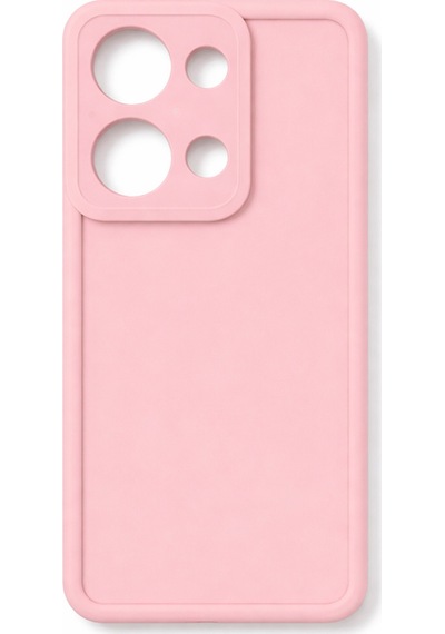 Mi Redmi Note 13 Pro Ve Poco M6 Pro Uyumlu Kamera Çıkıntılı Mat Silikon Telefon Kılıfı Pembe