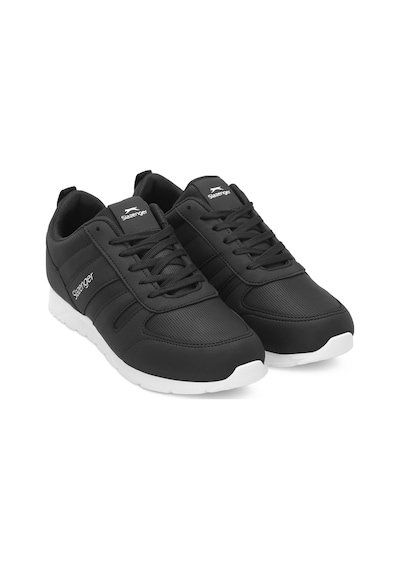 Slazenger Elraen Erkek Siyah / Beyaz Günlük Spor Ayakkabısı Siyah - Beyaz