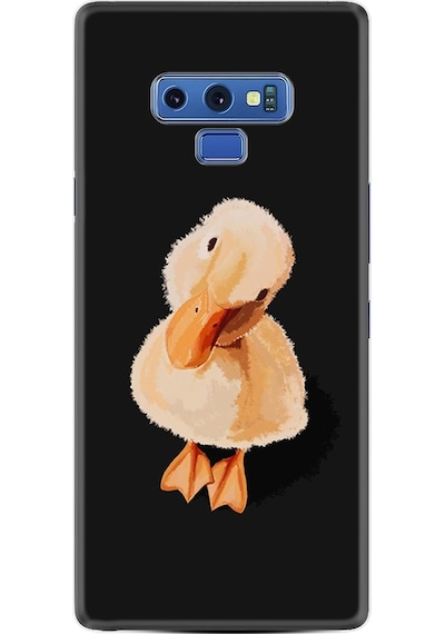 Samsung Uyumlu Galaxy Note 9 Kılıf Silikon Üzgün Ördek 1685