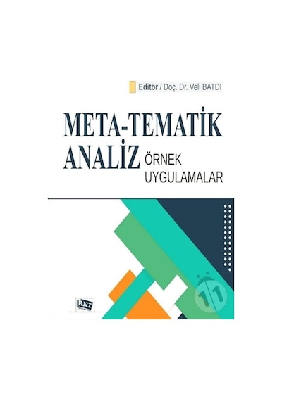Meta-Tematik Analiz Örnek Uygulamalar- Anı Yayıncılık