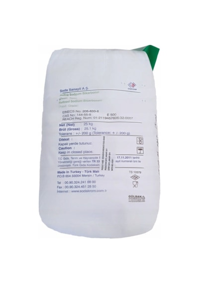 Şişecam Karbonat (Sodyum Bikarbonat) - 25Kg - Gıda Tipi -