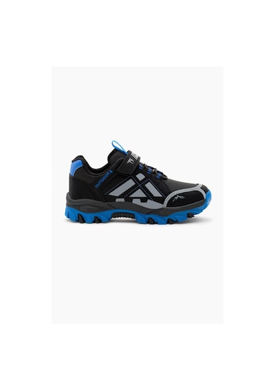 Tonny Black Termo Taban Su İtici Kumaş Cırtlı Çocuk Unisex Siyah Sax Trekking Ayakkabı Tbtmkd025 Siyah Sax