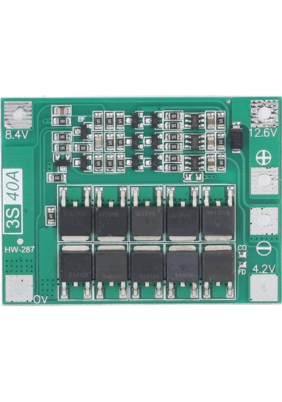 Jms 3s 40a Pil Kartı 18650 Lityum Hücre Dengeli Şarj Modülü 12,6v 13,6v