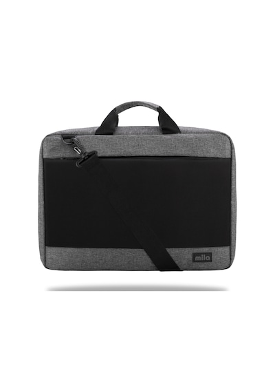 Classone ML-F104 13-14-15.6" Mila Lenovo/Hp/Asus/Monster/Apple Uyumlu MacBook /Mac Air Laptop Çantası- Gri
