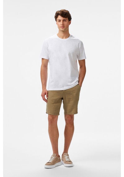 Erkek Regular Fit T-shirt - Beyaz Beyaz