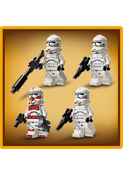 LEGO® Star Wars™ Klon Trooper ve Savaş Droidi Savaş Paketi Seti 75372-7+ Yaratıcı Oyuncak Yapım Seti - 215 Parça