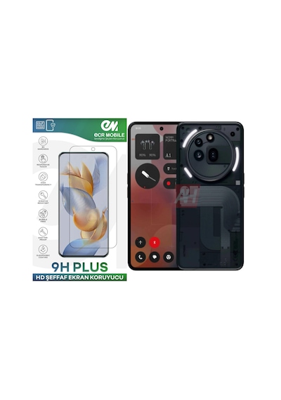 Nothing Phone 3a Pro Ekran Koruyucu 9h Esnek Nano Cam Tam Uyumlu Şeffaf