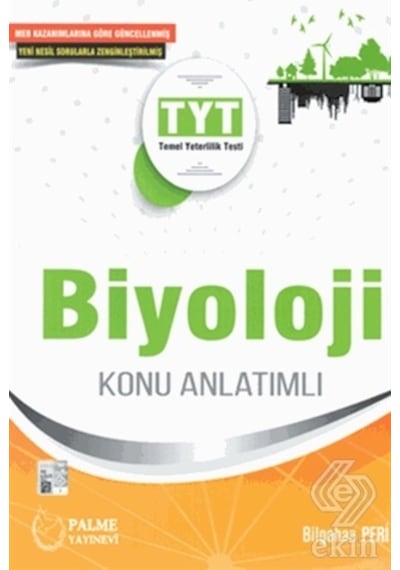 YKS TYT Biyoloji Konu Kitabı -  Palme Yayınları
