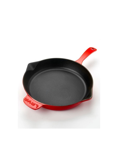 Lava Döküm Kızartma Tavası 28 CM Kırmızı