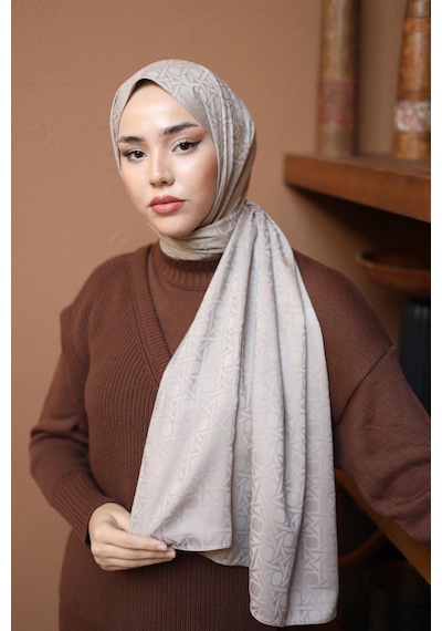 Silk Home Deluxe Şal - Açık Taş - Açık Taş