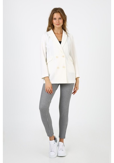 Alexandergardi Alexandergardı Blazer Ceket B21-20400 beyaz