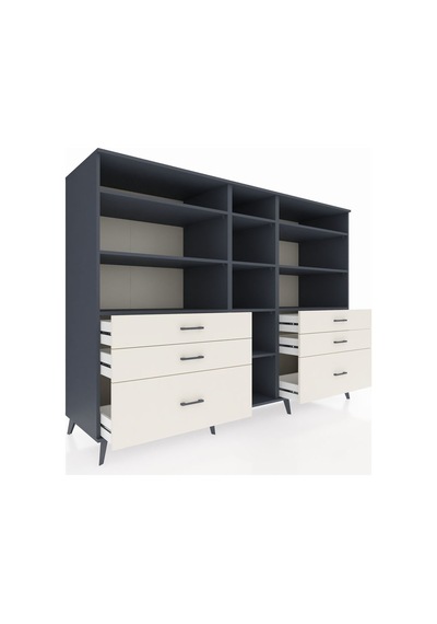 Kronos Dolap 10 Raflı 6 Çekmeceli 220x59x163 Antrasit-antrasit/a Antrasit-antrasit/aytaşı Kronos Dolap 10 Raflı 6 Çekmeceli 220x59x163 Antrasit-antrasit/a Antrasit-antrasit/aytaşı