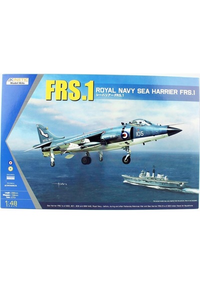 Kinetic K48035 1/48 Ölçek, Frs.1 Royal Navy Sea Harrier Savaş Uçağı, Plastik Model Kiti-56386