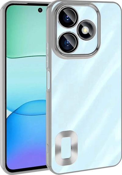 Xiaomi Redmi 13 4g Kılıf Kamera Korumalı Logo Gösteren Zore Omega Kapak