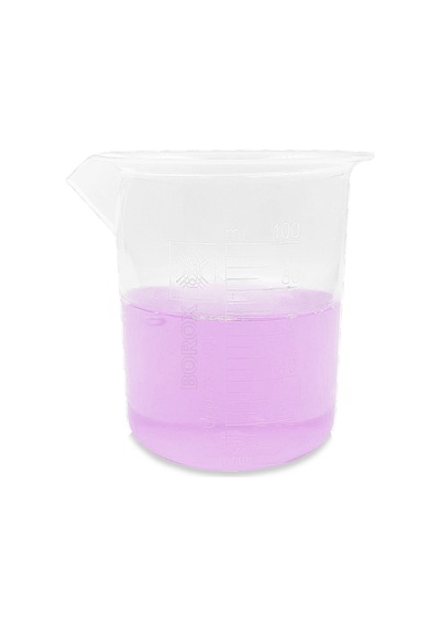 Borox Kabartma Dereceli Plastik Beher 100 ML