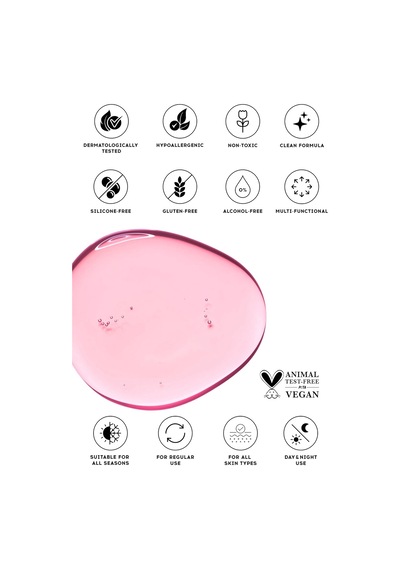 Dudak Parlatıcısı Nemlendirici Besleyici Lip Oil Gloss, Dudak Yağı, Ahududu Aromalı, E Vitamini