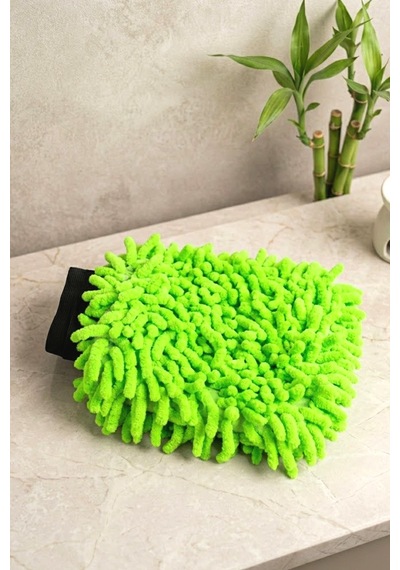 Myclean Mikrofiber Araba Yıkama Eldiveni Makarna Eldiven