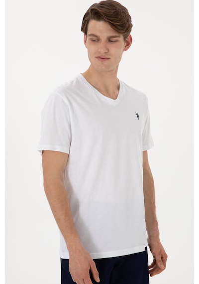 U.S. Polo Assn. Us. Polo Assn. Erkek Tişört 50298043-vr013 Beyaz