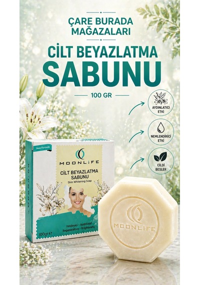 Moonlife Cilt Beyazlatma Sabunu 100 G