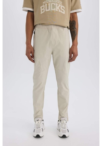 DeFactoFit Esnek Kumaş Sporcu Jogger Eşofman Altı Slim Fit Dar Kesim Dokuma Üç Cepli Fermuarlı Paça B2780AX25SPBG779