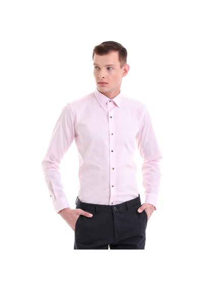 Hatemoğlu Pembe Comfort Fit Çizgili %100 Pamuklu Slim Yaka Uzun Kollu Casual Gömlek 22d190000082 P13 Pembe Hatemoğlu Pembe Comfort Fit Çizgili %100 Pamuklu Slim Yaka Uzun Kollu Casual Gömlek 22d190000082 P13 Pembe