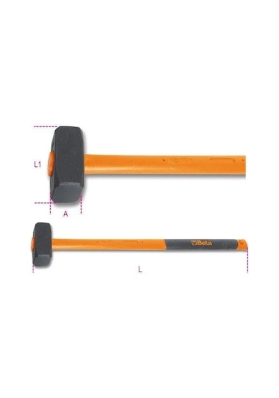 Beta 1381t 8000 Fiber Saplı Balyoz 8 Kg.