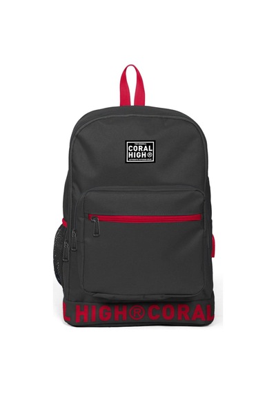 Coral High Nakış Logolu Usb Şarjlı Kulaklık Çıkışlı Koyu Gri Sırt