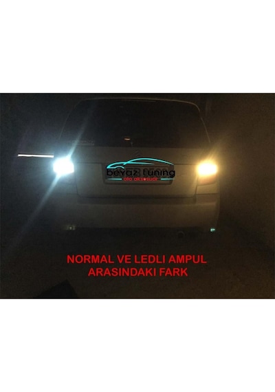 Beyaz Led 93 Sinyal Stop Ampul 33 Ledli 12v Tek Duy Düz Tırnak