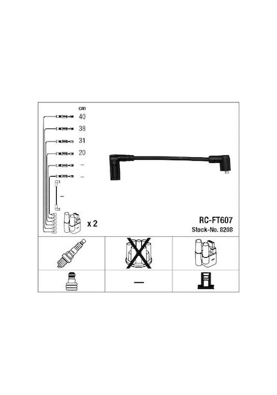 Buji Kablosu Fiat Panda 0.9 1992-1996 7694366