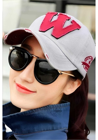 Tezzgelsin Unisex Eskitme W Ayarlanabilir Beyzbol Kep Şapka Baseball Şapka Gri